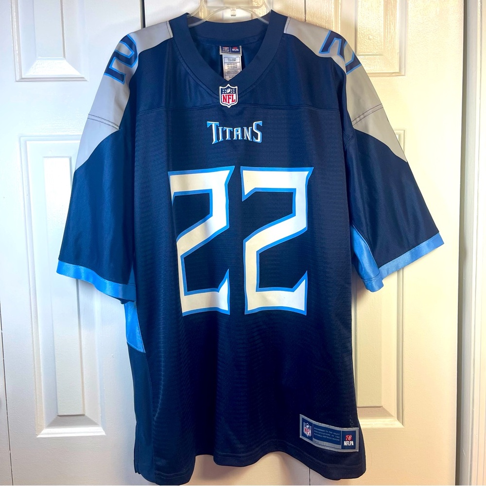 🌸  Authentic NFL Tennessee Titans D. Henry’s Jersey Navy‎ Blue R10